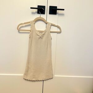 Art class cream dress